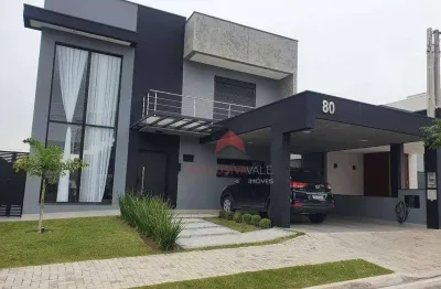 Casa com 4 dormitórios, 244 m² - venda por r$ 1.800.000,00 ou aluguel por r$ 9.360,00/mês - condomínio reserva aruanã - são josé dos campos/sp