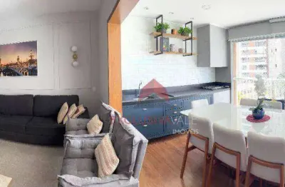 Apartamento com 3 dormitórios sendo 1 suíte à venda, 122 m² por r$ 1.275.000 - jardim das indústrias - são josé dos campos/sp