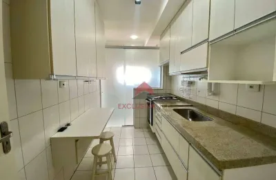 Apartamento com 3 dormitórios para alugar, 77 m² por r$ 4.061,00/mês - jardim satélite - são josé dos campos/sp
