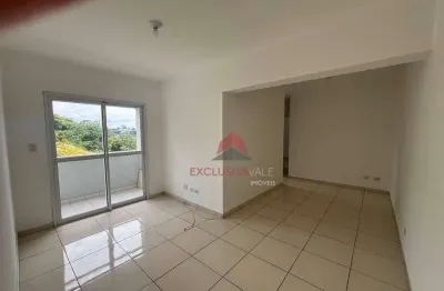 Apartamento com 3 dormitórios, suíte, varanda e 1 vaga para alugar, 77 m² por R$ 2.500,00 - Jardim Satélite - São José dos Campos/SP