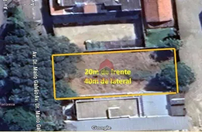 Terreno à venda, 800 m² por r$ 1.200.000,00 - jardim bela vista - são josé dos campos/sp
