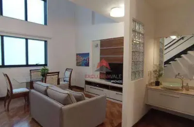 Apartamento com 1 dormitório para alugar, 70 m² por r$ 5.690,00/mês - jardim aquarius - são josé dos campos/sp