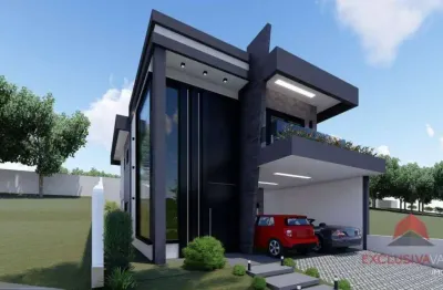 Casa com 3 dormitórios à venda, 220 m² por r$ 1.400.000,00 - malibu - caçapava/sp