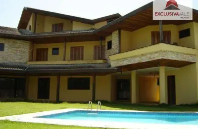 Casa com 5 dormitórios, 700 m² - venda por r$ 4.300.000,00 ou aluguel por r$ 16.328,15/mês - conjunto residencial esplanada do sol - são josé dos campos/sp