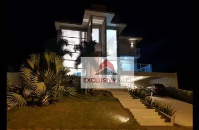 Casa com 4 dormitórios à venda, 400 m² por r$ 5.300.000,00 - condomínio reserva do paratehy - são josé dos campos/sp
