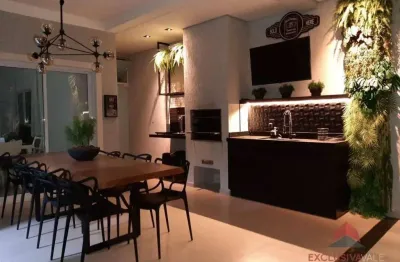 Casa com 4 dormitórios à venda, 210 m² por r$ 1.400.000,00 - loteamento villa branca - jacareí/sp