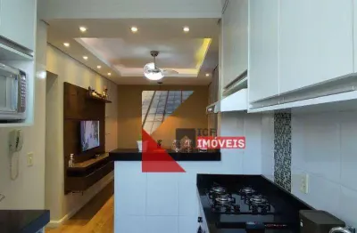 Apartamento com 2 dormitórios à venda, 49 m² por r$ 195.000,00 - jardim recanto - americana/sp