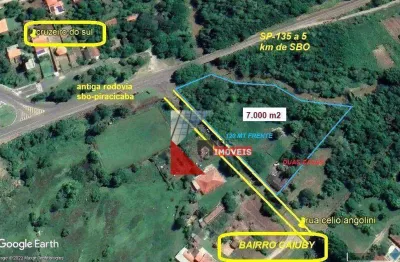 Terreno à venda, 7400 m² por r$ 985.000,00 - vale das cigarras - santa bárbara d'oeste/sp