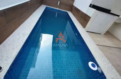 Casa com 2 dorms, balneário itaóca, mongaguá - r$ 420 mil, cod: 2215