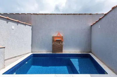 Casa de condomínio com 2 dorms, vila anhanguera, mongaguá - r$ 360 mil, cod: 2309