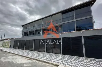 Sobrado de condomínio com 3 quartos, real, praia grande - r$ 450 mil, cod: 2703