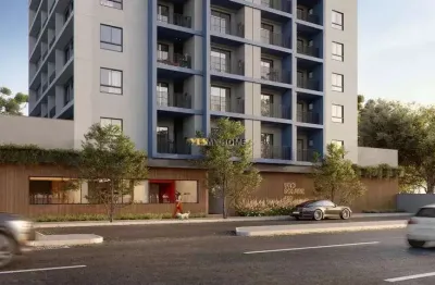 Studio com 1 dormitório à venda, 26m²  - portão - curitiba/pr - st0360