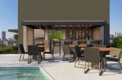 Apartamento para venda com 34m²  batel, curitiba - pr