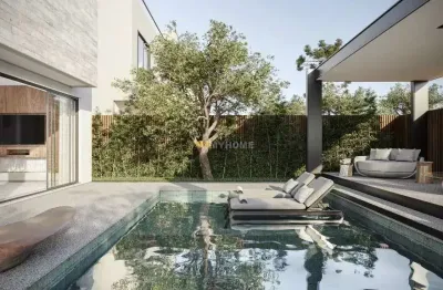 Casa em condomínio com 3 suítes - santa felicidade - curitiba/pr - ca0298