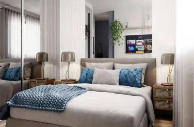 Apartamento com 2 quartos à venda na rua aluízio finzetto, 3511, prado velho, curitiba, 46 m2 por r$ 378.522