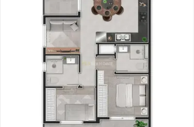 Apartamento com 2 quartos à venda na Rua Nilo Peçanha, 620, Bom Retiro, Curitiba