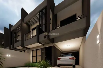 Sobrado em santa felicidade com 3 suítes e jardim/garden - 45513