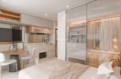 Studio 19m² no campina do siqueira - curitiba,pr - 22139