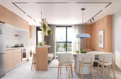 Apartamento com dois quartos,  campina do siqueira, curitiba  - 23981