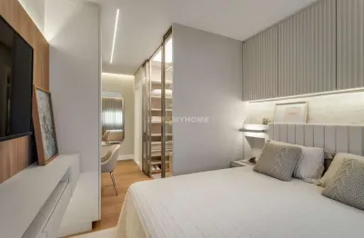 Apartamento com 2 quartos com 2 vagas de garagem frente barigui - 50402