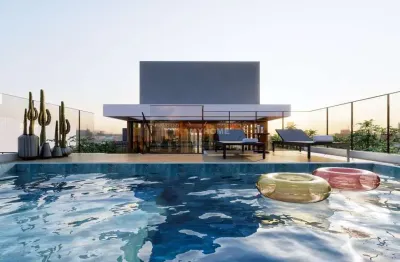 Apartamento em construção com 1 quarto e terraço em curitiba, paraná