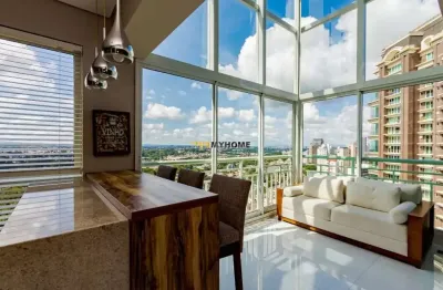 Apartamento à venda totalmente mobiliado com vista panorâmica no ecoville!  - ap