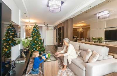 Apartamento 4 quartos mobiliado à venda no edifício villa serena home club