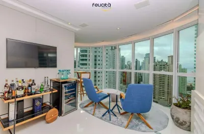 Apartamento com 3 suítes no ed. elegance tower em balneário camboriú.