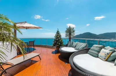 Apartamento diferenciado à venda frente mar em balneário camboriú com 3 suítes