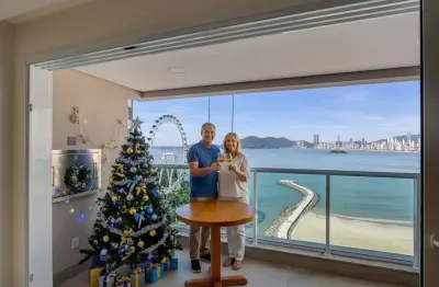 Apartamento com vista mar à venda no ed. santé em balneário camboriú