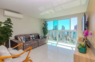 Apartamento com vista mar à venda no ed. phoenix tower em balneário camboriú