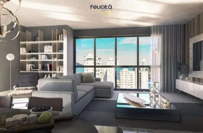 Apartamento com 3 suítes à venda no ed. torre de booz em balneário camboriú