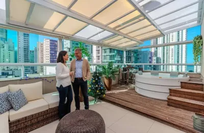 Apartamento com terraço à venda no ed. bosque belcanto em balneário camboriú