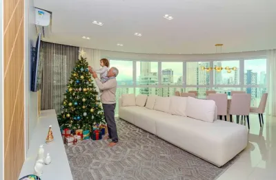 Apartamento com vista mar à venda no ed, olympo tower em balneário camboriú