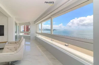 Apartamento frente mar à venda em balneário camboriú com 4 suítes