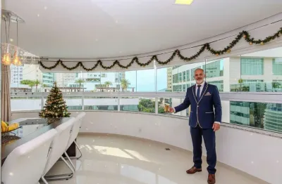 Apartamento com vista mar à venda no ed. torre de málaga em balneário camboriú