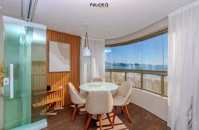 Apartamento frente mar no edifício vale dourado em balneário camboriú.