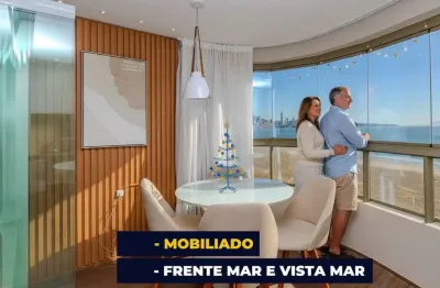Apartamento frente mar no edifício vale dourado em balneário camboriú.