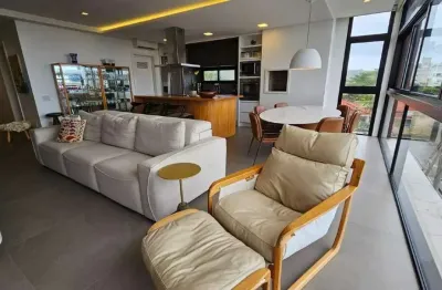 Apartamento vista mar à venda no ed. belize na praia brava