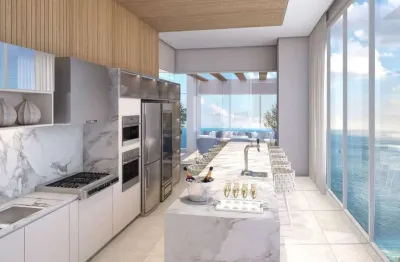 Apartamento 4 suítes com vista mar | balneário camboriú - pioneiros, 164 m², 3 vagas