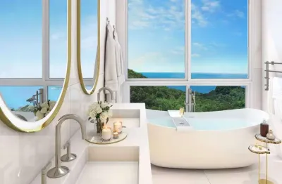 Apartamento 4 suítes com vista mar | balneário camboriú - pioneiros, 164 m², 3 vagas