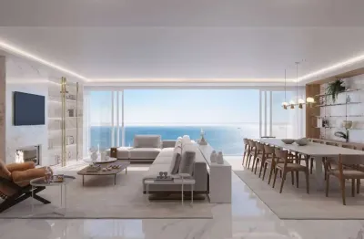 Cobertura duplex a venda diferenciado frente mar no ed. titanium tower