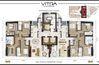 Apartamento com 4 quartos à venda na Rua 3450, 37, Centro, Balneário Camboriú