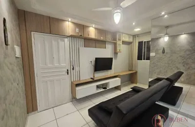 Apartamento com 2 dormitórios à venda, 53 m² por R$ 330.000,00 - Parque Estoril - Bertioga/SP