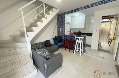 Village com 2 dormitórios à venda por r$ 250.000,00 - parque estoril - bertioga/sp