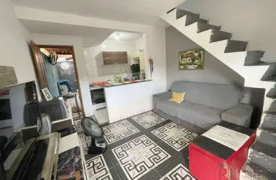 Village com 2 dormitórios à venda por r$ 246.000,00 - parque estoril - bertioga/sp