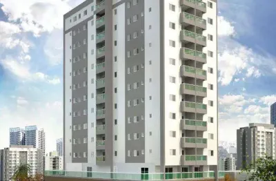 Apartamento com 2 dormitórios à venda, 56 m² por r$ 410.000,00 - aviação - praia grande/sp