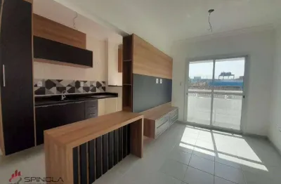 Apartamento com 2 dormitórios à venda, 57 m² por r$ 410.116,00 - mirim - praia grande/sp
