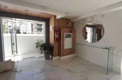 Apartamento com 2 dormitórios à venda, 56 m² por r$ 380.000,00 - mirim - praia grande/sp