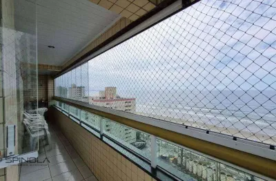 Apartamento com 3 dormitórios à venda, 140 m² por r$ 750.000,00 - vila caiçara - praia grande/sp